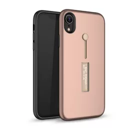   Szilikon telefonvédő (gumírozott, ujjra húzható szilikon) ROZÉARANY