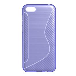 Szilikon telefonvédő (S-line, karbon minta) LILA Szilikon telefonvédő (S-line, karbon minta) LILA
