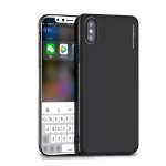 X-LEVEL KNIGHT műanyag telefonvédő (ultravékony) FEKETE