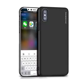 X-LEVEL KNIGHT műanyag telefonvédő (ultravékony) FEKETE