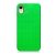 Szilikon telefonvédő (műanyag hátlap, lyukacsos) VILÁGOSZÖLD