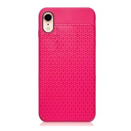 Szilikon telefonvédő (műanyag hátlap, lyukacsos) MAGENTA Szilikon telefonvédő (műanyag hátlap, lyukacsos) MAGENTA