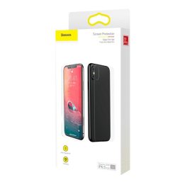 BASEUS képernyővédő üveg (első és hátsó, 3D, 0.3mm, 9H) ÁTLÁTSZÓ   BASEUS képernyővédő üveg (első és hátsó, 3D, 0.3mm, 9H) ÁTLÁTSZÓ