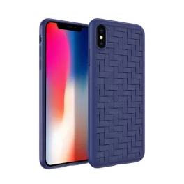   HOCO TRACERY szilikon telefonvédő (fonott minta) SÖTÉTKÉK