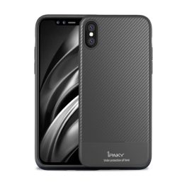 IPAKY szilikon telefonvédő (ultravékony, karbon minta) SZÜRKE   IPAKY szilikon telefonvédő (ultravékony, karbon minta) SZÜRKE