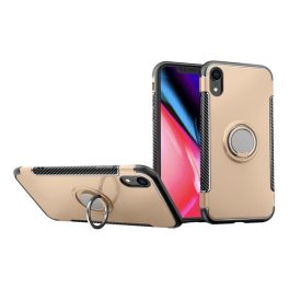 Szilikon telefonvédő (asztali tartó, tartógyűrű, mágneses, karbon minta) ARANY   Szilikon telefonvédő (asztali tartó, tartógyűrű, mágneses, karbon minta) ARANY