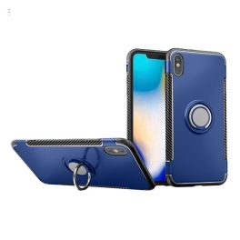 Szilikon telefonvédő (asztali tartó, tartógyűrű, mágneses, karbon minta) SÖTÉTKÉK   Szilikon telefonvédő (asztali tartó, tartógyűrű, mágneses, karbon minta) SÖTÉTKÉK