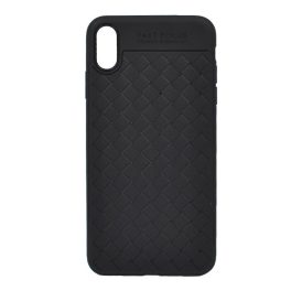 USAMS Woven szilikon telefonvédő (fonott minta) FEKETE USAMS Woven szilikon telefonvédő (fonott minta) FEKETE