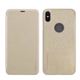NILLKIN SPARKLE műanyag telefonvédő (bőr hatású FLIP, oldalra nyíló, logó kivágás) ARANY   NILLKIN SPARKLE műanyag telefonvédő (bőr hatású FLIP, oldalra nyíló, logó kivágás) ARANY