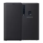 SAMSUNG tok álló (aktív FLIP, oldalra nyíló, kártyazseb) FEKETE