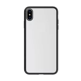  JOYROOM ELECTROPLATED szilikon telefonvédő (fémhatású keret) FEKETE