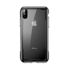 BASEUS szilikon telefonvédő (ütésállóság, légpárnás keret) FEKETE   BASEUS szilikon telefonvédő (ütésállóság, légpárnás keret) FEKETE