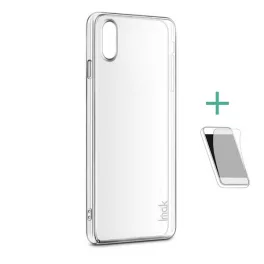   IMAK műanyag telefonvédő (ütésállóság + képernyővédő fólia) ÁTLÁTSZÓ