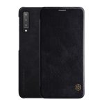 NILLKIN QIN tok álló, bőr hatású (FLIP, oldalra nyíló, kártyazseb) FEKETE