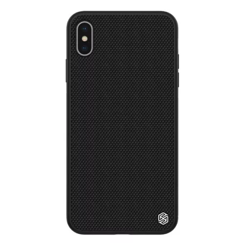 NILLKIN TEXTURED szilikon telefonvédő (érdes felület, ütésállóság, 3D) FEKETE