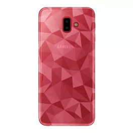 Szilikon telefonvédő (3D, gyémánt minta) ÁTLÁTSZÓ