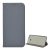 Tok álló, bőr hatású (FLIP, oldalra nyíló, asztali tartó, rombusz) SZÜRKE
