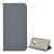 Tok álló, bőr hatású (FLIP, oldalra nyíló, asztali tartó, rombusz) SZÜRKE