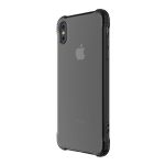 HOCO ARMOR szilikon telefonvédő (ütésállóság, légpárnás sarok, átlátszó hátlap) SÖTÉTSZÜRKE