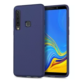   Szilikon telefonvédő (ütésállóság, csíkos) SÖTÉTKÉK