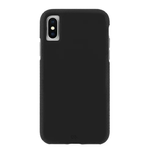 CASE-MATE TOUGH GRIP szilikon telefonvédő (ütésállóság, csúszásgátló keret) FEKETE