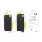 HOCO ADMIRE szilikon telefonvédő (ultravékony, 0.8mm, lyukacsos, rombusz, logó kivágás) FEKETE
