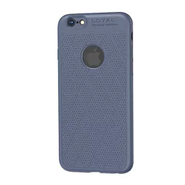   HOCO ADMIRE szilikon telefonvédő (ultravékony, 0.8mm, lyukacsos, rombusz, logó kivágás) SÖTÉTKÉK
