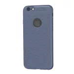 HOCO ADMIRE szilikon telefonvédő (ultravékony, 0.8mm, lyukacsos, rombusz, logó kivágás) SÖTÉTKÉK