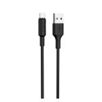 HOCO X25 adatkábel (USB - Type-C, gyorstöltő, 100cm) FEKETE