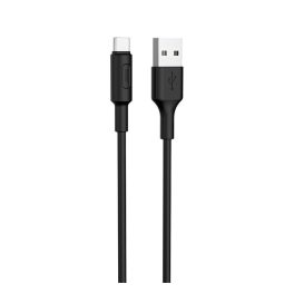   HOCO X25 adatkábel (USB - Type-C, gyorstöltő, 100cm) FEKETE
