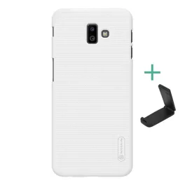   NILLKIN SUPER FROSTED műanyag telefonvédő (gumírozott, érdes felület + asztali tartó) FEHÉR