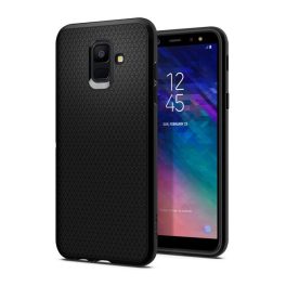 SPIGEN LIQUID AIR szilikon telefonvédő (ütésállóság, légpárnás sarok, rombusz) FEKETE   SPIGEN LIQUID AIR szilikon telefonvédő (ütésállóság, légpárnás sarok, rombusz) FEKETE
