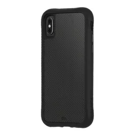   CASE-MATE CARBON FIBRE szilikon telefonvédő (valódi szénszálás hátlap, ütésállóság, légpárnás sarok) FEKETE