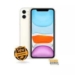 Apple iPhone 11 64GB tárhellyel kiváló állapotban, egyedülállóan hosszú 1 év garanciával!