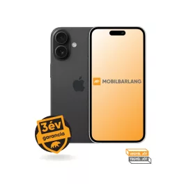 Apple iPhone 16 256GB tárhellyel kiváló állapotban, egyedülállóan hosszú 3 év garanciával!