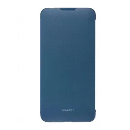  HUAWEI tok álló, bőr hatású (FLIP, oldalra nyíló) SÖTÉTKÉK