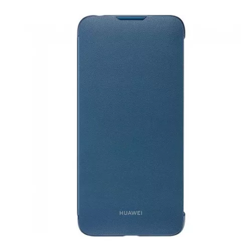 HUAWEI tok álló, bőr hatású (FLIP, oldalra nyíló) SÖTÉTKÉK