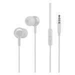 HOCO M14 fülhallgató SZTEREO (3.5mm jack, mikrofon, felvevő gomb) FEHÉR