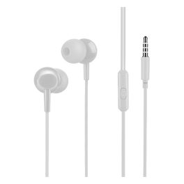   HOCO M14 fülhallgató SZTEREO (3.5mm jack, mikrofon, felvevő gomb) FEHÉR