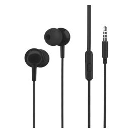 HOCO M14 fülhallgató SZTEREO (3.5mm jack, mikrofon, felvevő gomb) FEKETE   HOCO M14 fülhallgató SZTEREO (3.5mm jack, mikrofon, felvevő gomb) FEKETE