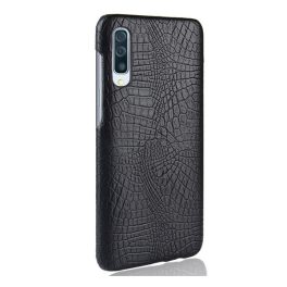 Műanyag telefonvédő (bőr hatású, krokodilbőr minta) FEKETE   Műanyag telefonvédő (bőr hatású, krokodilbőr minta) FEKETE