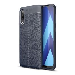 Szilikon telefonvédő (ütésállóság, bőr hatású, varrás minta) SÖTÉTKÉK   Szilikon telefonvédő (ütésállóság, bőr hatású, varrás minta) SÖTÉTKÉK