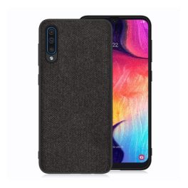 Szilikon telefonvédő (textil hátlap) FEKETE Szilikon telefonvédő (textil hátlap) FEKETE