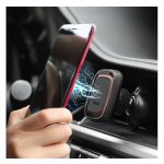 HOCO CA23 autós tartó (szellőzőre, mágneses, 360°) FEKETE