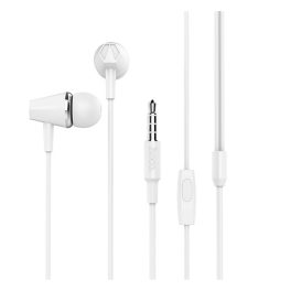 HOCO M34 fülhallgató SZTEREO (3.5mm jack, mikrofon, felvevő gomb) FEHÉR   HOCO M34 fülhallgató SZTEREO (3.5mm jack, mikrofon, felvevő gomb) FEHÉR