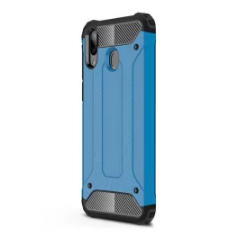   Defender szilikon telefonvédő (ütésállóság, légpárnás sarok, fémhatás) VILÁGOSKÉK