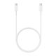 SAMSUNG adatkábel (Type-C - Type-C, gyorstöltő, 100cm) FEHÉR