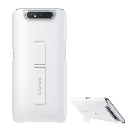   SAMSUNG műanyag telefonvédő (dupla rétegű, gumírozott, asztali tartó) FEHÉR