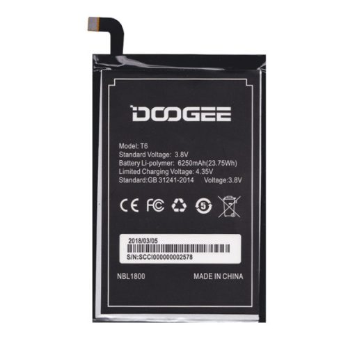 DOOGEE akku 6250mAh LI-Polymer HOMTOM HT6/DOOGEE T6