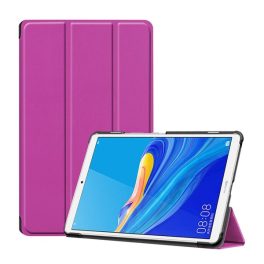 Tok álló, bőr hatású (aktív FLIP, oldalra nyíló, TRIFOLD, asztali tartó) LILA   Tok álló, bőr hatású (aktív FLIP, oldalra nyíló, TRIFOLD, asztali tartó) LILA